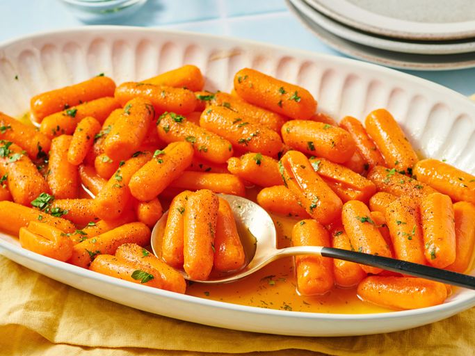 maple glazed carrots